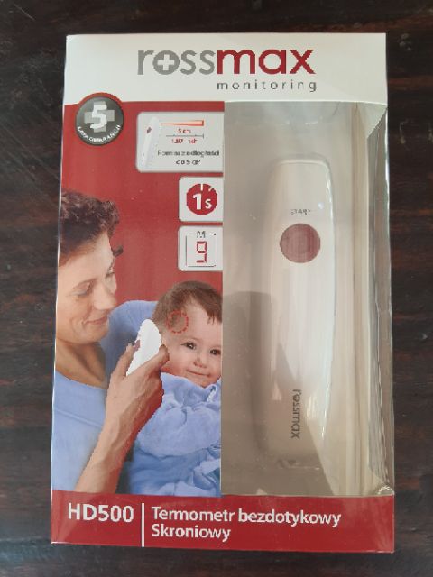 เครื่องวัดไข้ Rossmax HD500 ดิจิตอลอินฟราเรด มาตรฐานโรงพยาบาล